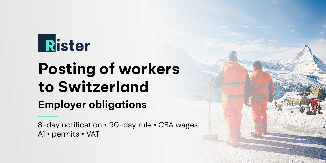 Posting of workers to Switzerland Posting of workers to Switzerland